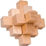 Johntoy Дървен 3D пъзел - главоблъсканица, Johntoy - Вид 5 (28173-5)