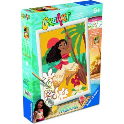 RAVENSBURGER Malování podle čísel Vaiana a její dobrodružství 13 x 18 cm