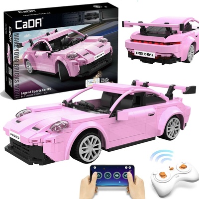 IQ Models RC stavebnice Legend Sport Car 280 dílků RTR růžová 1:10