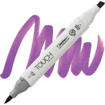 Lihová fixa TOUCH oboustranná Brush & Chisel, Light violet (P82)