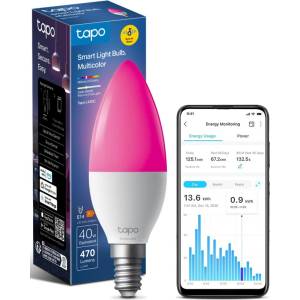 TP-Link Интелигентна многоцветна електрическа крушка TP-Link Tapo L430C (Tapo L430C)