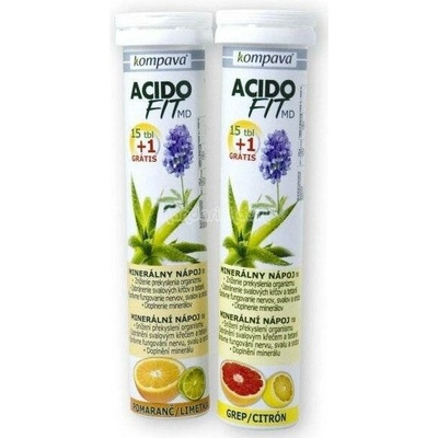 Kompava AcidoFit MD 16 tablet malina