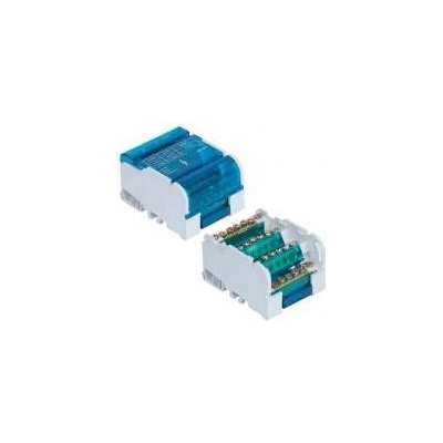 SEZ DS-B-407 Distribuční svorkovnice-blok+kryt 4x7 100A