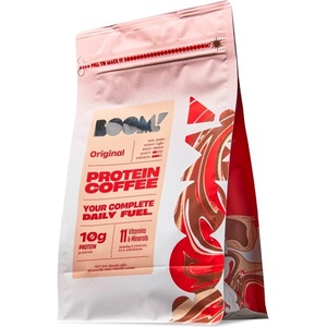 BOOM! Protein Coffee | 100% Arabica with Herbs, Vitamins & Minerals [330 грама] Оригинал