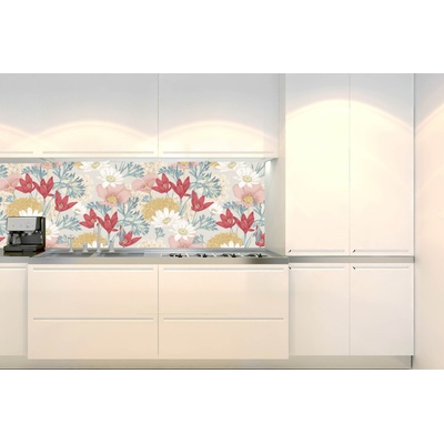 DIMEX ART Фототапет за кухня - винтидж флорален мотив 180 x 60 см