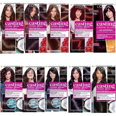 L'Oréal Casting Crème Gloss Боя за коса - 316 Prune (830)