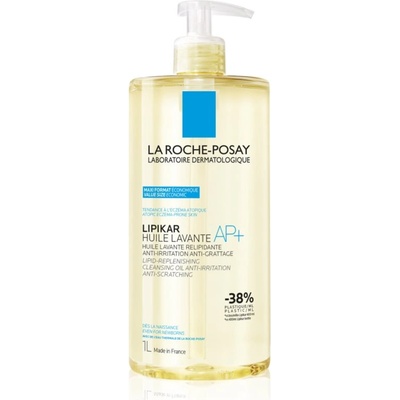 La Roche-Posay Lipikar Huile AP+ овлажняващ релипидиращо миещо масло против раздразнения 1000ml