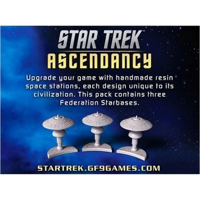 Gale force Nine Star Trek Ascendancy Federation starbases pack