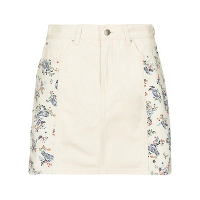 Pepe Jeans MINI SKIRT HW PAISLEY mini áčková PL901135 béžová