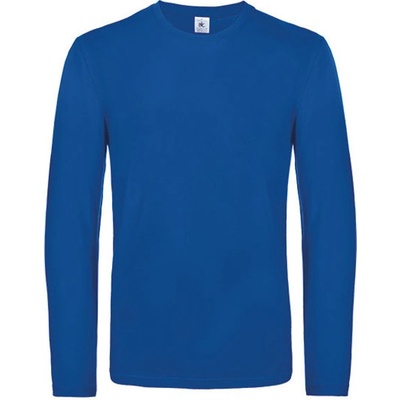 B&C pánské tričko s dlouhým rukávem TU07T Royal blue
