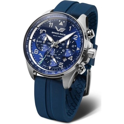 Vostok Europe 6S20/325A742S Modrý silikonový řemínek