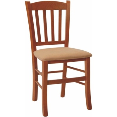 ITTC Stima Veneta s čalouněným sedákem dub / látka lux 15 bordo