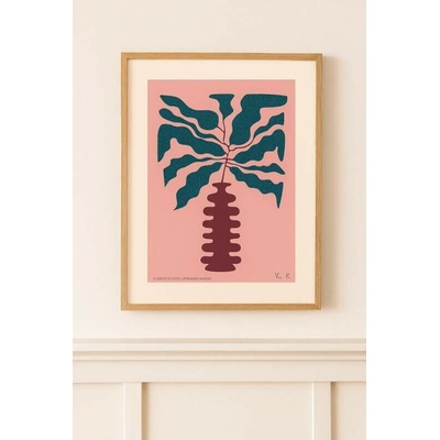Umělecký tisk/Plakát - Paper Collective - „Flower Studies – Prickblad“ (30 × 40 cm)