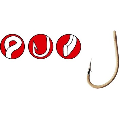 Gamakatsu A1 G-Carp Camou Coffee Brown Super vel.4 10 ks