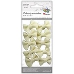 TITANUM Jute bows self-adhesive meringue 33x25mm 10pcs