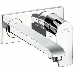 Hansgrohe Вграден смесител за мивка Hansgrohe Metris, гланциран хром (31086000)