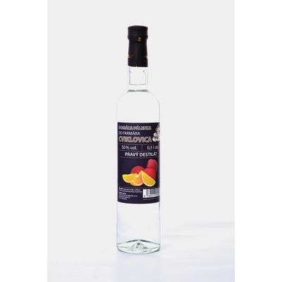 Samaria Ovocný Liehovar Domáca Cviklovica od Farmára 50% 0,5 l (čistá fľaša)