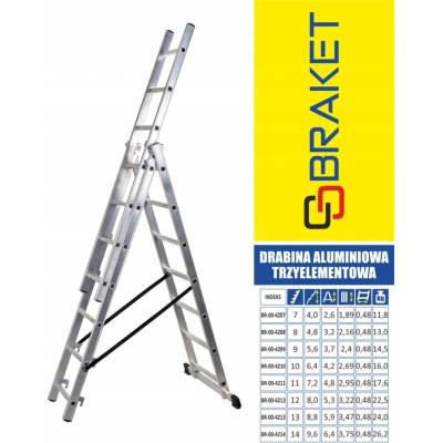 Drabest 3 x 11 priečok DW3-11 PRO
