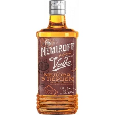 Nemiroff Honey Pepper 1 l (čistá fľaša)
