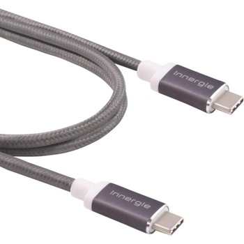 Innergie ACC-S100GL USB-C a USB-C, stříbrný