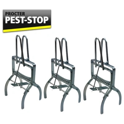 Pest-Stop 3 бр. Капан за къртици, сляпо куче, полевки (3037-3-10)