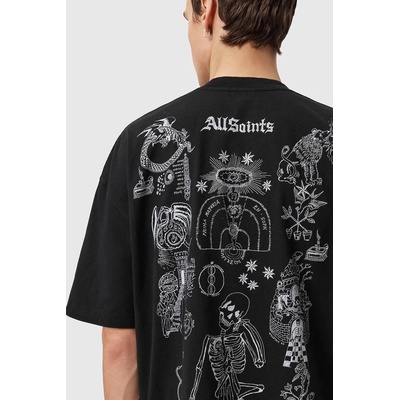 AllSaints Памучна тениска AllSaints TERRA (M023PE)