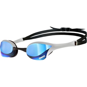 arena Cobra Ultra Swipe Mirror Unisex Race Swimming Goggles for Adults, Diving Goggles with Curved Mirror Lenses, Anti-Fog, UV Protection, 5 Interchangeable Nose Bridges - 002507-600-NS (002507-600-NS)