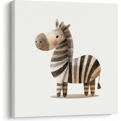 Obraz veselá zebra pre deti