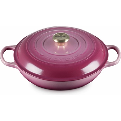 Le Creuset 21180304394450 Hrniec Gourmet Signature nízky 30 cm čučoriedkový