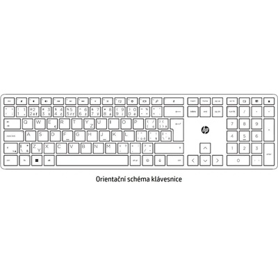 HP 720 Multi-Device Rechargeable Wireless Keyboard and Mouse Combo 9T5A9AA#BCM