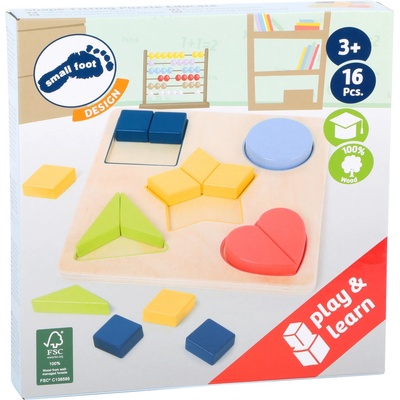 Small Foot edukativní puzzle tvary