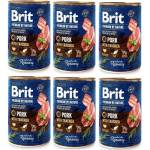 Brit Premium by Nature Свинско месо с трахея 6x400г