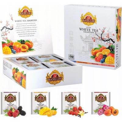 Basilur White Tea Assorted prebal 40 gastro sáčkov