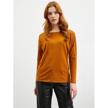 ZOOT. lab Кафява дамска основна тениска с дълъг ръкав ZOOT. lab Evana ZOOT. lab | Kafyav | ЖЕНИ | XS