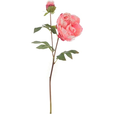 Umělá květina pivoňka růžová 50 cm