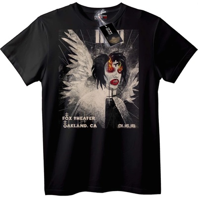 NOONEBRAND Тениска Fox Театър Ангел - L, Black
