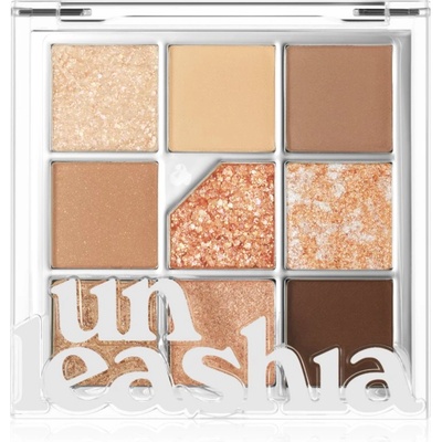 UNLEASHIA Glitterpedia Eye Palette палитра сенки за очи цвят No. 2 All of Brown 6.2 гр