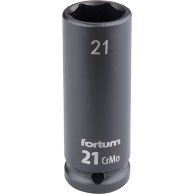 Fortum машинна (ударна) муфа 1/2", 21 mm, L 78 mm, почернена, FORTUM
