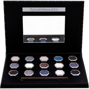 Image 1 of 2K Polygon Eyeshadow Palette Smokey 6.75 g