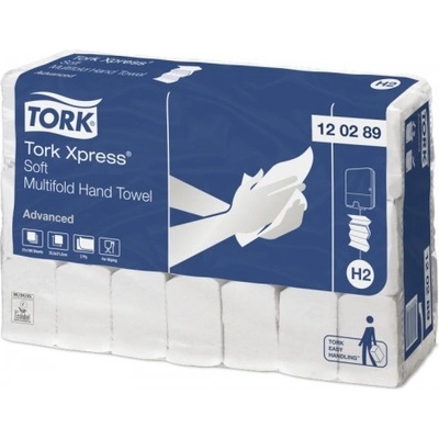TORK 120289 Xpress Multifold 2 vrstvy, biele, 3780 ks