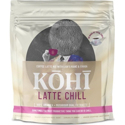 Kohi Superionherbs Latte adaptogen coffee mix with lion’s mane & chaga 20 sáčků