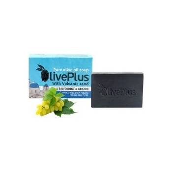 OlivePlus přírodní mýdlo se sopečnou lávou a hrozny ze Santorini 100 g