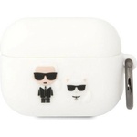 Karl Lagerfeld Кейс Karl Lagerfeld KLACAPSILKCW за AirPods Pro, бял Silicone Karl & C (KF001446-0)