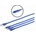 MicroConnect USB-A splitter cable with USB-C, USB Micro-B and Lightning plugs, 1, 2 meter Blue