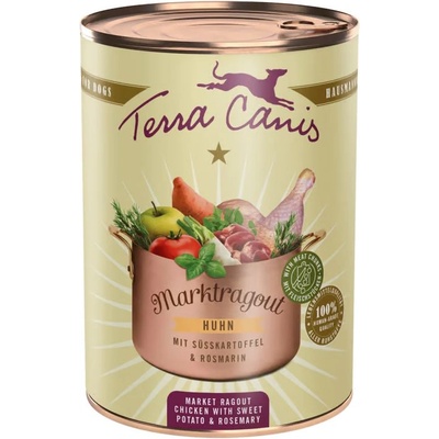 Terra Canis Market Рагу с пиле, сладък картоф и розмарин 385 г