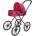 Man Yuk Toys Детска количка 74 cm