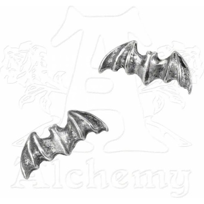 Alchemy gothic обеци прилеп шипове E186 - Alchemy Gothic