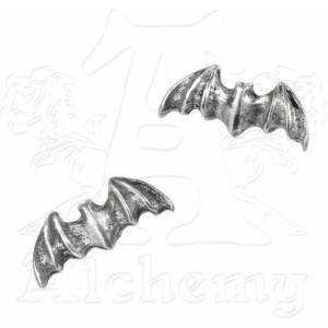 Alchemy gothic обеци прилеп шипове E186 - Alchemy Gothic