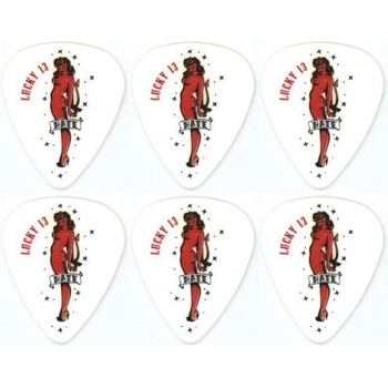 Dunlop L08R. 73 LUCKY 13B Перце за китара (L08R73-6PACK-SET)