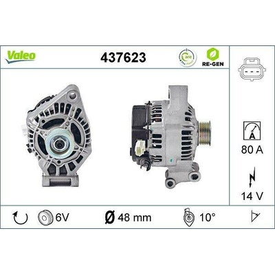 Alternátor VALEO 437623